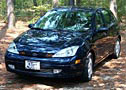 Front view of car