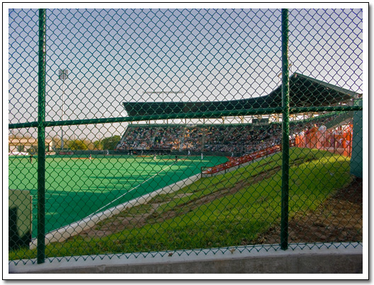 [View from outside the entry gate]