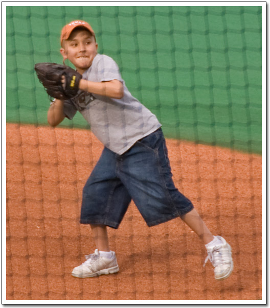 [First pitch]