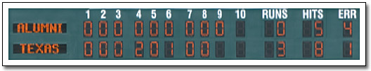 [Final line score]