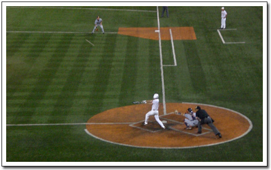 [Ruffin at the plate]