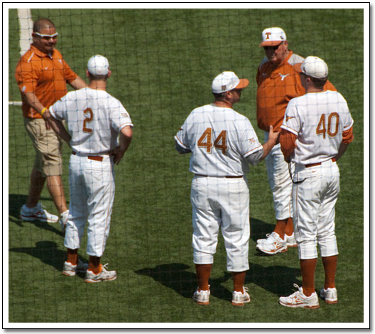[Texas coaching staff]