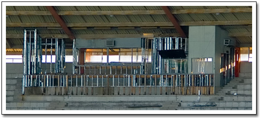 [Press box]