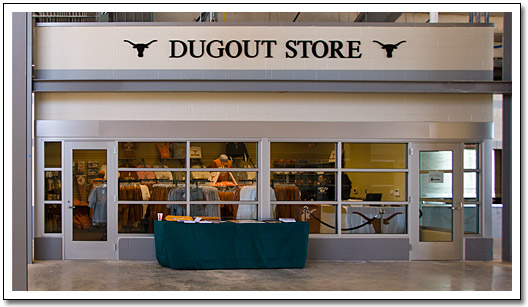 [New dugout store]