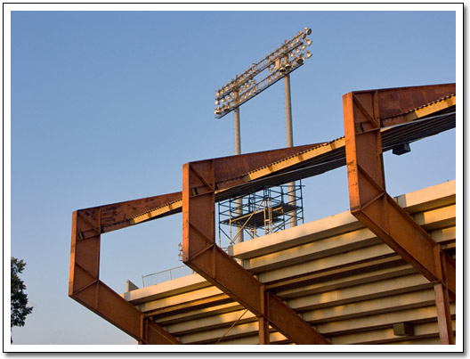 [Top of the grandstand]