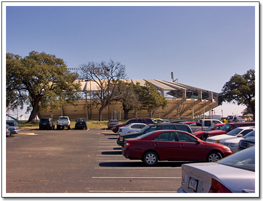 [From the parking lot]