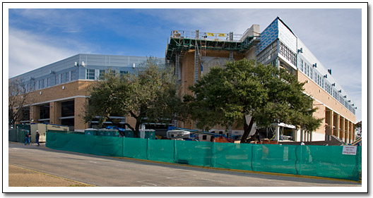 [Wide-angle exterior shot]