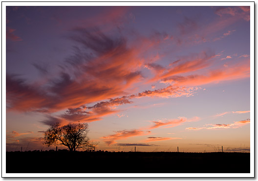 [Another sunset on FM 969]