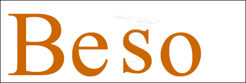 Beso sign