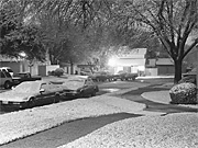 Snow on cars