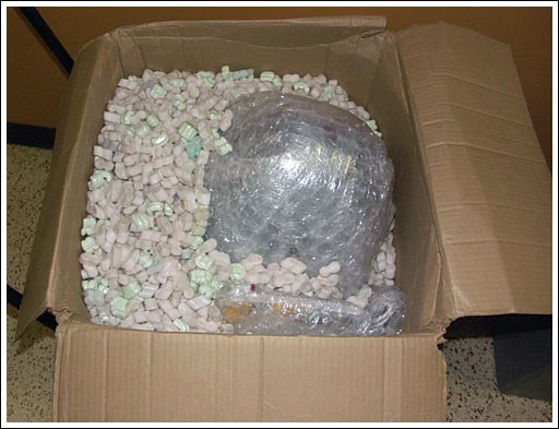 [Photo of the inside of the box]