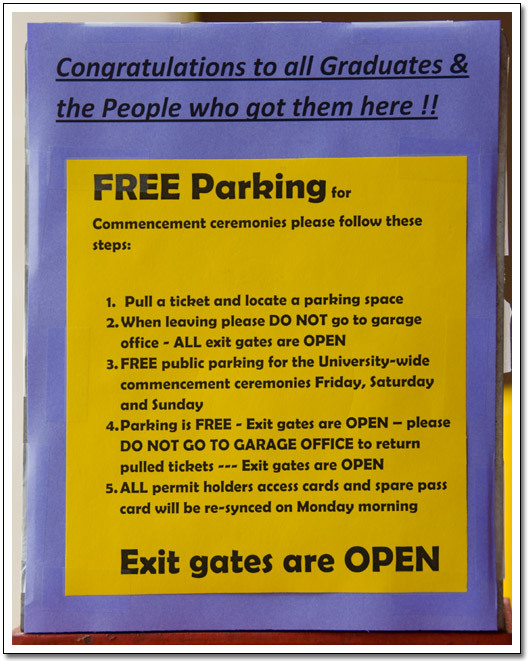 [Free parking]